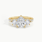 Yellow Gold, Pear, down view