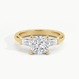 Yellow Gold, Cushion, down view