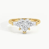 Yellow Gold, Heart, down view