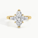 Yellow Gold, Marquise, down view