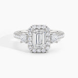 950 Platinum, Emerald, down view