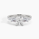 950 Platinum, Radiant, down view