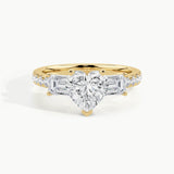 Yellow Gold, Heart, down view
