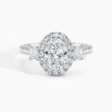 950 Platinum, Oval, down view