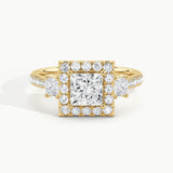 Yellow Gold, Princess, down view