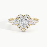 Yellow Gold, Heart, down view