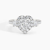 950 Platinum, Heart, down view