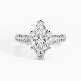 950 Platinum, Marquise, down view