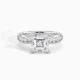 White Gold, Asscher, down view