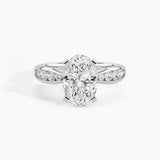 950 Platinum, Oval, down view