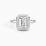 950 Platinum, Emerald, down view