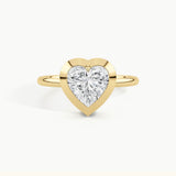 Yellow Gold, Heart, down view