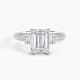 950 Platinum, Emerald, down view