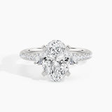 White Gold, Oval, down view