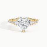 Yellow Gold, Heart, down view