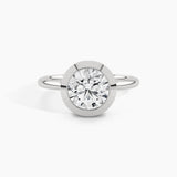 950 Platinum, Round, down view