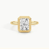 Yellow Gold, Radiant, down view