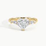Yellow Gold, Heart, down view