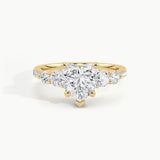 Yellow Gold, Heart, down view
