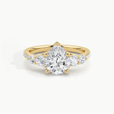 Yellow Gold, Pear, down view
