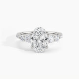 950 Platinum, Oval, down view