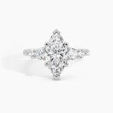 950 Platinum, Marquise, down view