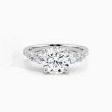 950 Platinum, Round, down view
