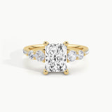 Yellow Gold, Radiant, down view