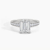 950 Platinum, Emerald, down view