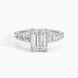 950 Platinum, Emerald, down view