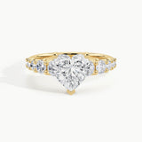 Yellow Gold, Heart, down view