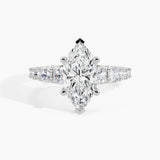 950 Platinum, Marquise, down view
