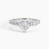950 Platinum, Heart, down view