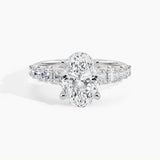 White Gold, Oval, down view
