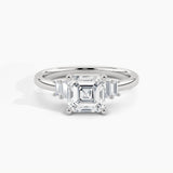 White Gold, Asscher, down view