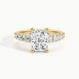 Yellow Gold, Radiant, down view