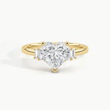 Yellow Gold, Heart, down view