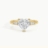 Yellow Gold, Heart, down view