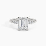 950 Platinum, Emerald, down view