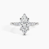 950 Platinum, Marquise, down view