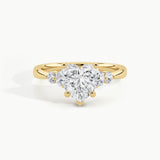 Yellow Gold, Heart, down view