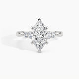 White Gold, Marquise, down view
