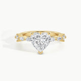 Yellow Gold, Heart, down view