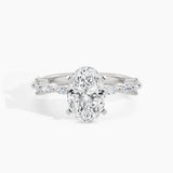 White Gold, Oval, down view