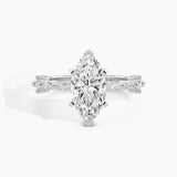 950 Platinum, Marquise, down view