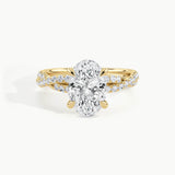 Yellow Gold, Oval, down view