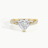 Yellow Gold, Heart, down view