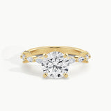 Yellow Gold, Round, down view