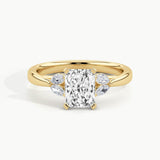 Yellow Gold, Radiant, down view