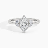 950 Platinum, Marquise, down view